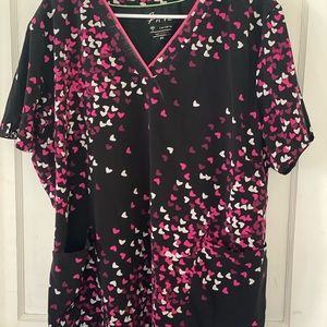 Healing hands scrub top